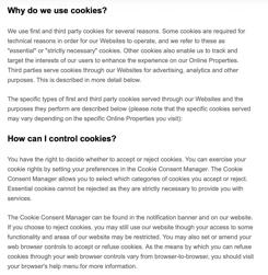 Cookie Policy